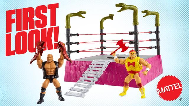 Masters of the WWE Universe Rattlesnake Mountain Ring playset