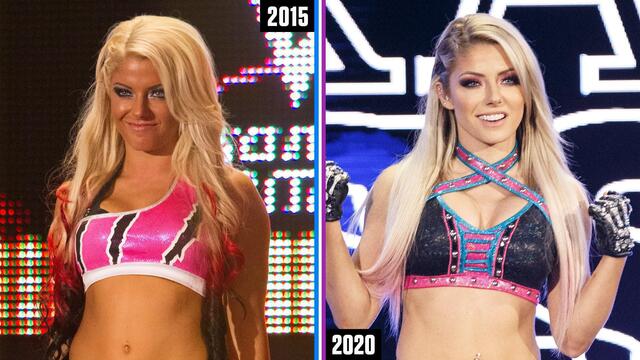 WWE Womens Evolution Then Now
