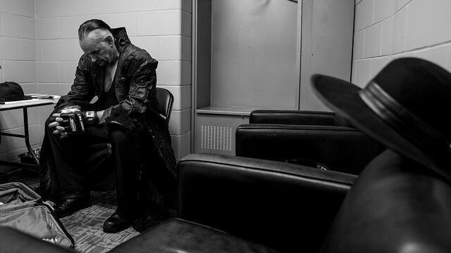 The Undertaker behind the scenes at Survivor Series