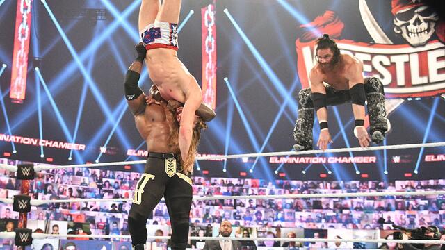 Lashley vs. Riddle vs. Morrison