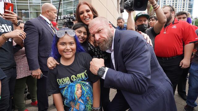 Triple H and Stephanie