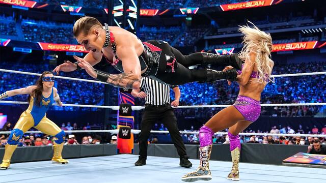 Nikki vs. Ripley vs. Flair
