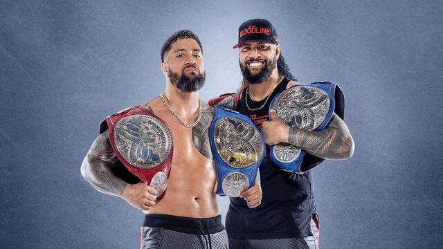 WWE Photo The Usos Tag Team Champions photo shoot