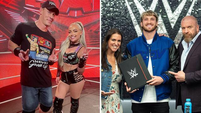 WWE Logan Paul John Cena Liv Morgan