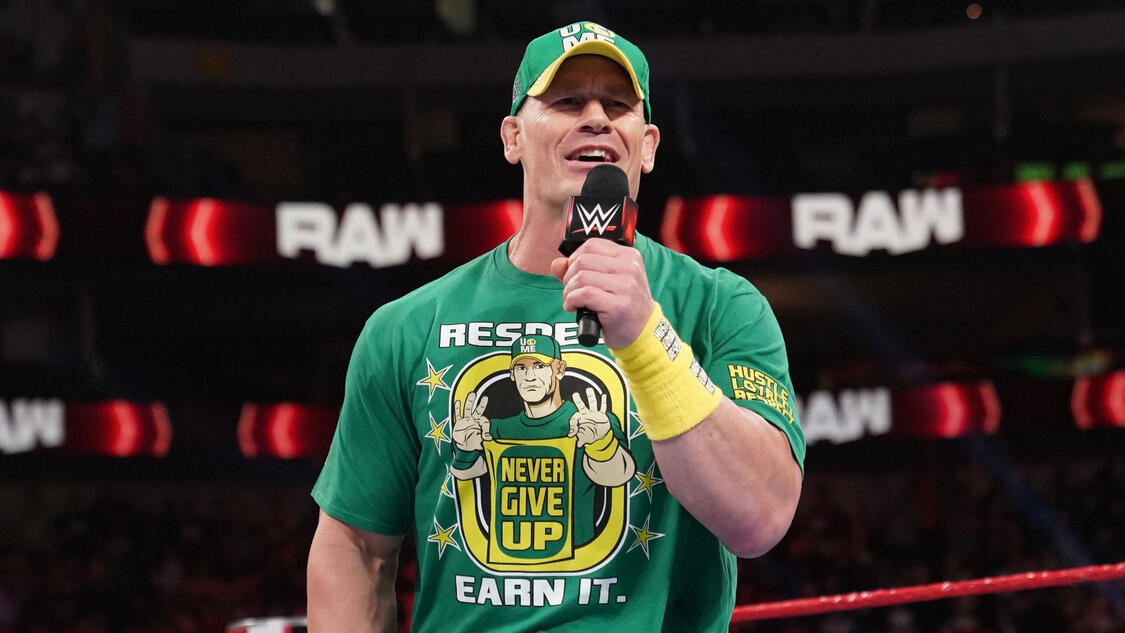 John Cena issues a challenge to Universal Champion Roman Reigns: Raw, July 19, 2021