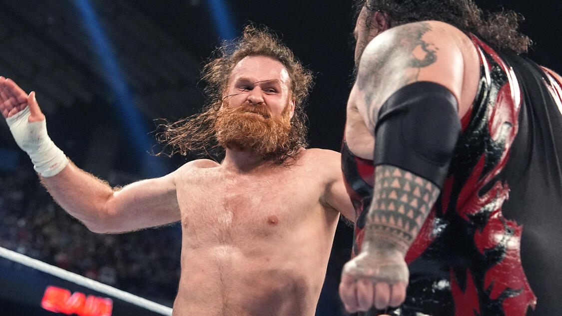 Sami Zayn gegen Bronson Reed Sami Zayn gegen Bronson Reed