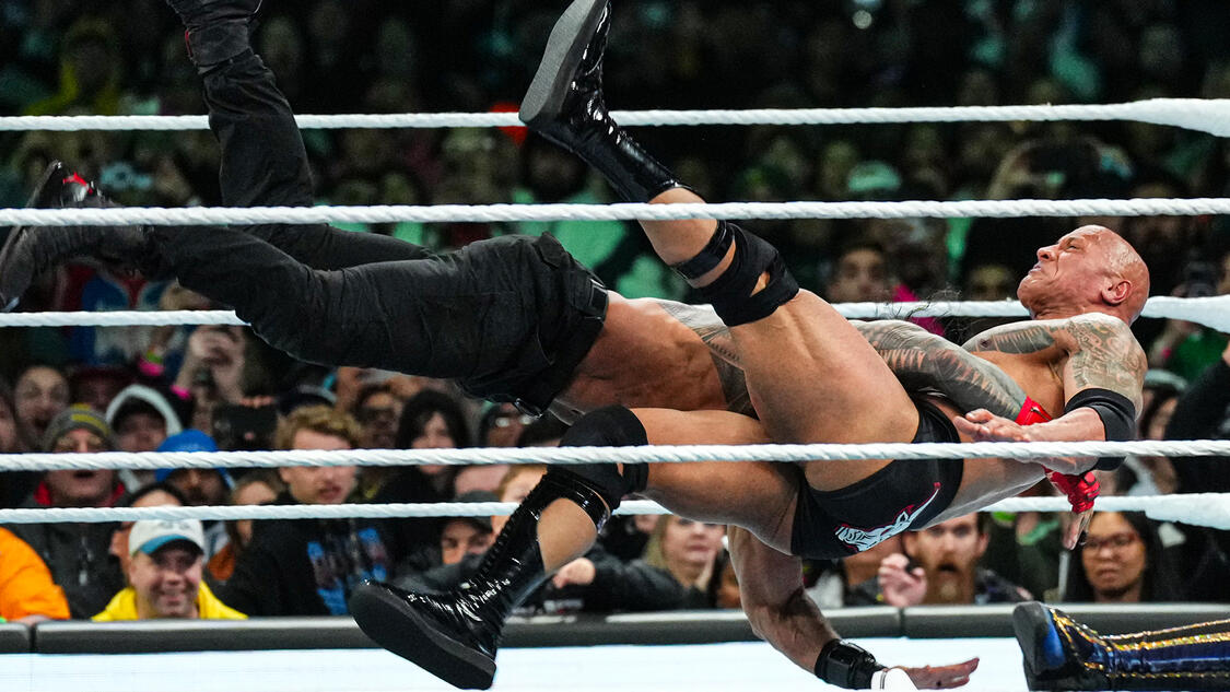 Roman Reigns Spears The Rock!: WrestleMania XL Saturday highlights