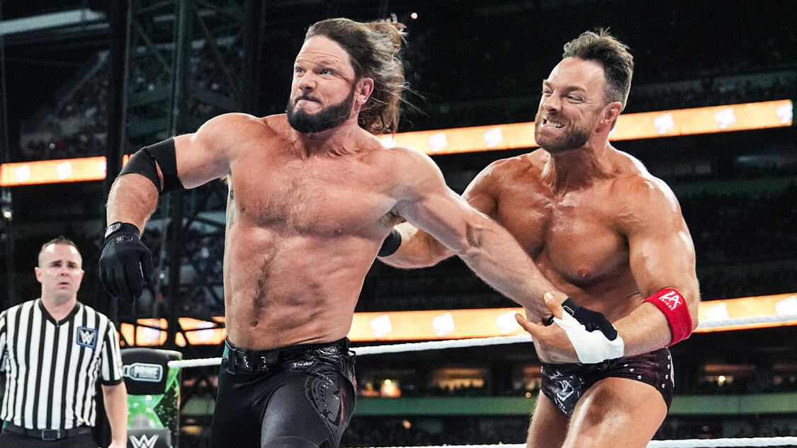 LA Knight vs. AJ Styles: WrestleMania XL Sunday highlights
