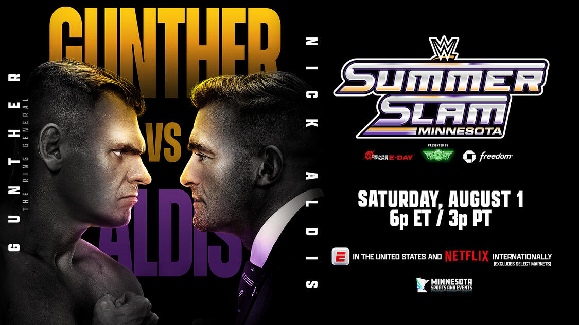 Gunther vs. Nick Aldis | WWE
