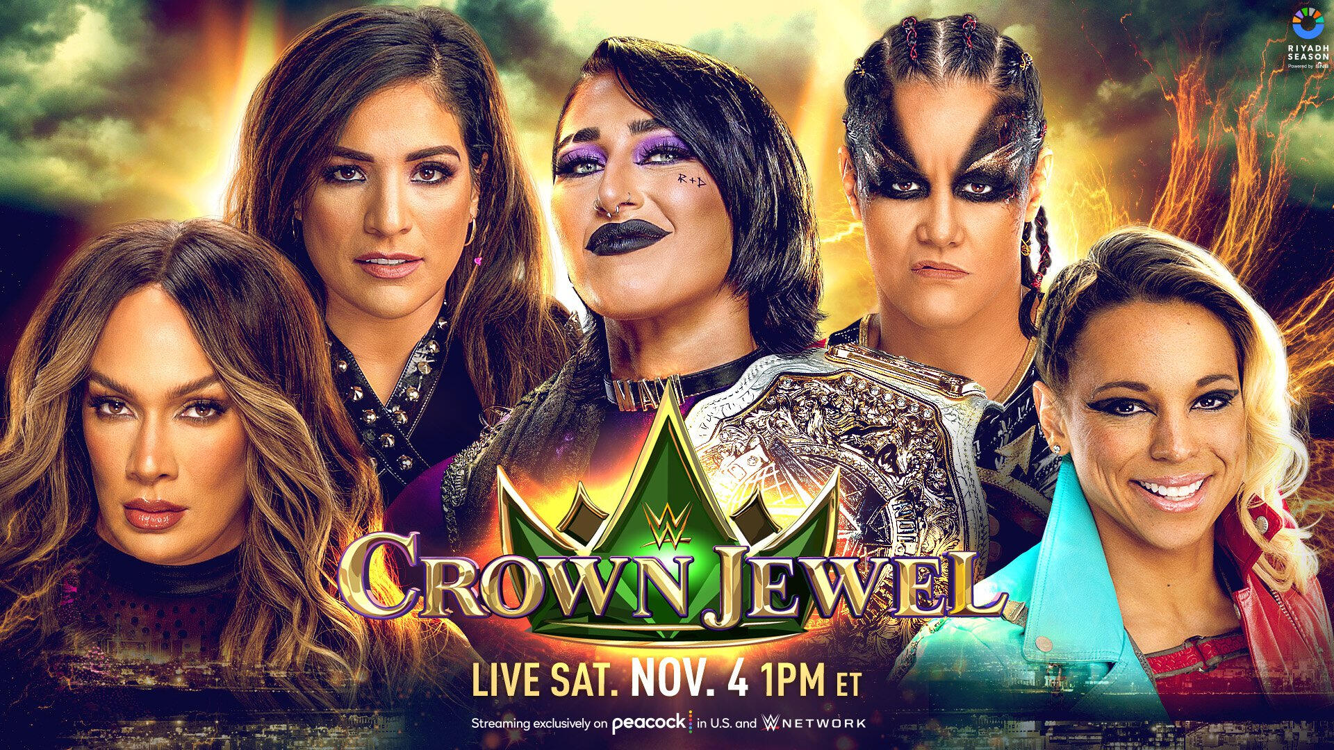 WWE Crown Jewel 2023 - Card oficial e todas as informações!