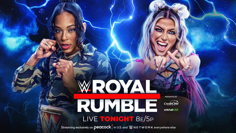 Alexa bliss en WWE Royal Rumble 2023 Repeticion