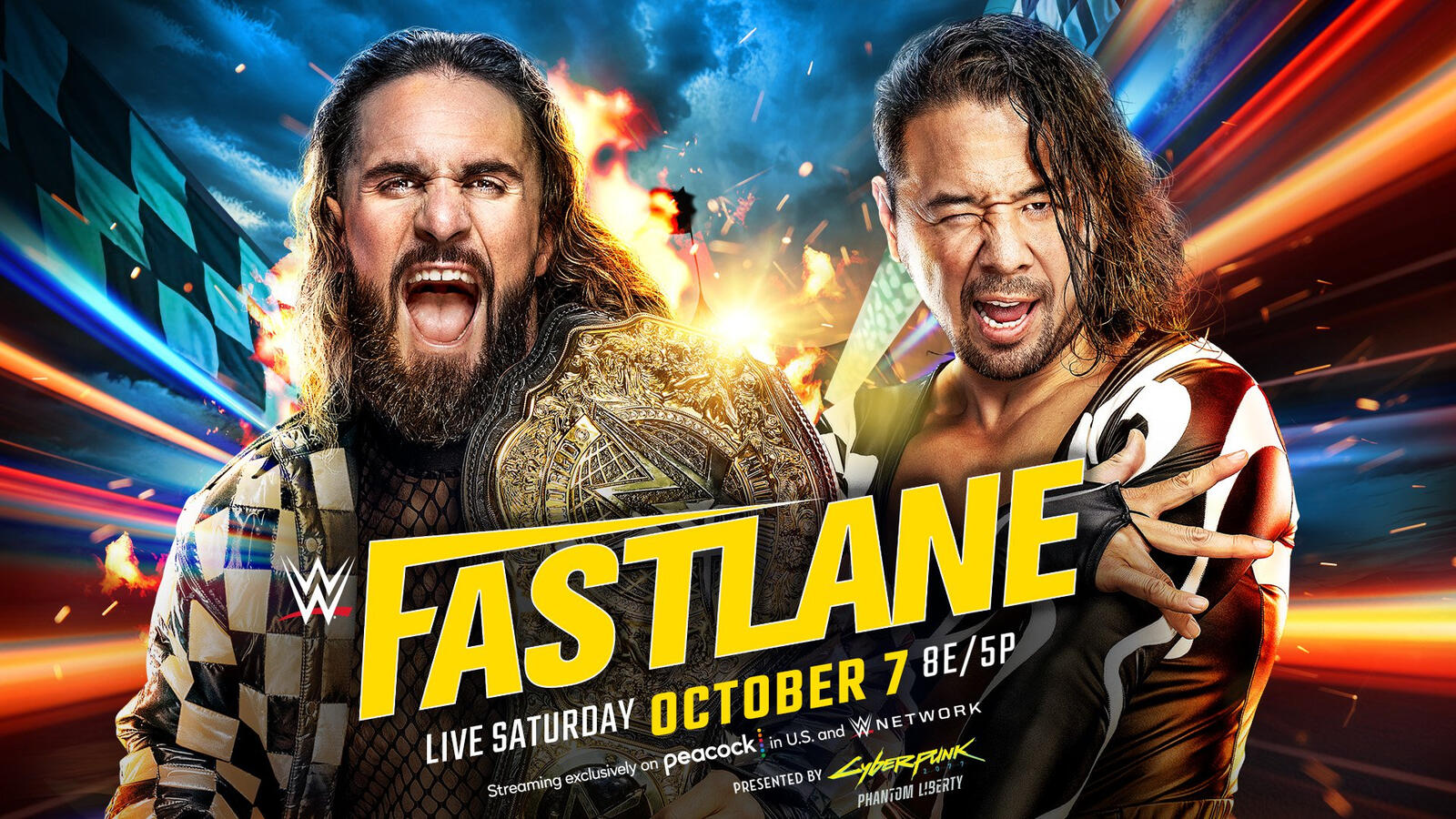 Seth Rollins Vs Shinsuke Nakamura Set for Last Man Standing Match at WWE Fastlane