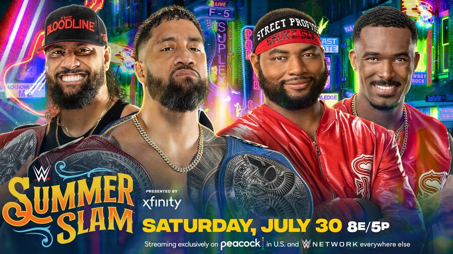 Undisputed WWE Tag Team Champions The Usos vs. The Street Profits - Vimarsana News