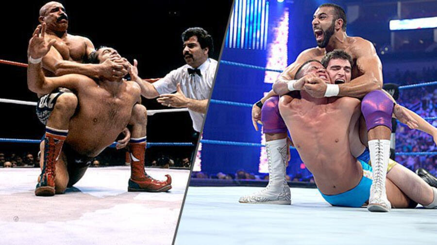 zadel Oswald dek The Iron Sheik humbles Jinder Mahal over use of the Camel Clutch | WWE