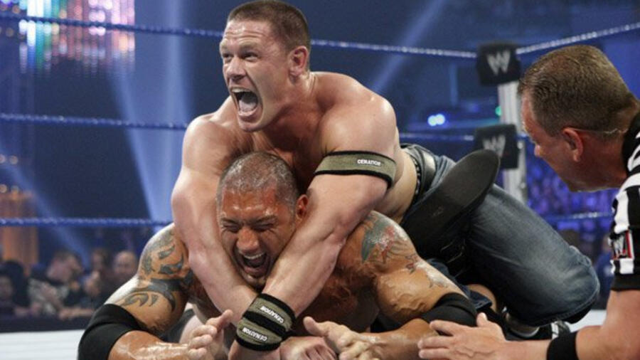 John Cena vs. Batista.