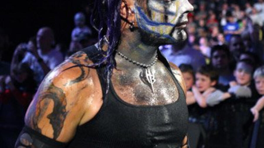 Extreme Rules Match: Jeff Hardy vs. Undertaker.