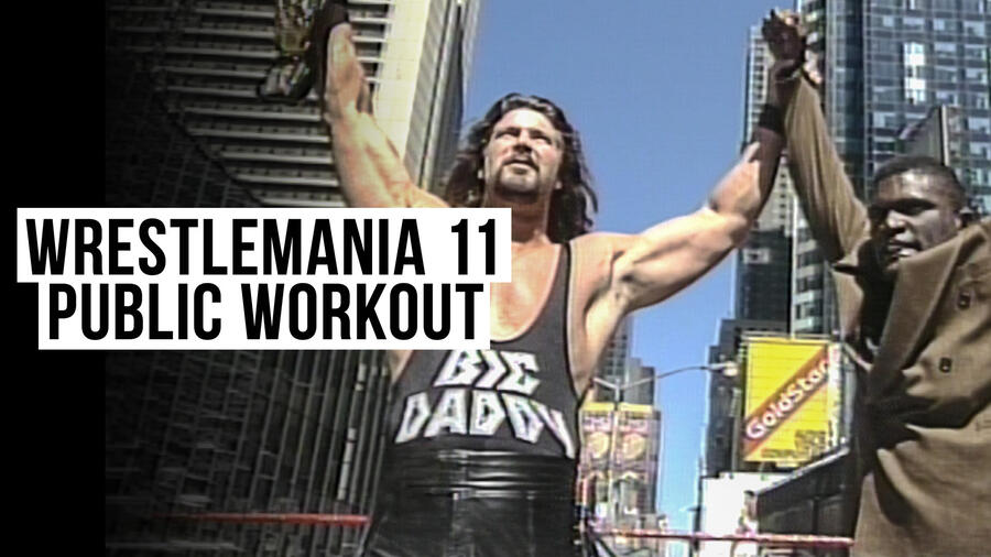WrestleMania XI Public Workout | LT confronts Bigelow; Diesel