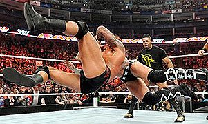 Randy Orton and CM Punk 