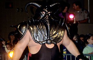 Leon White in all of his Big Van Vader glory.