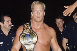 "Stunning" Steve Austin with the TV Title