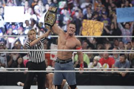 John Cena inspires the WWE Universe to cheer, "Let's Go Cena!"