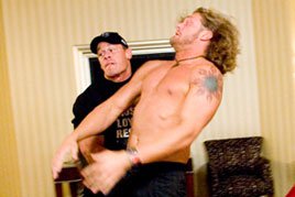 John Cena attacks Edge in his hotel room
