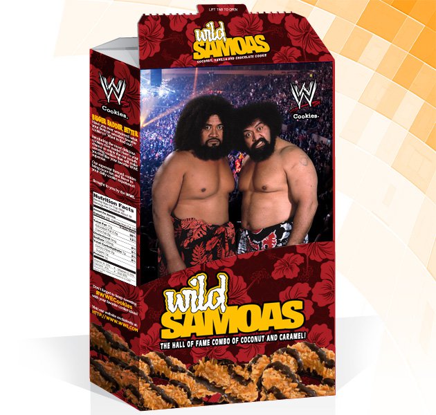 WWE Cookies: Wild Samoas