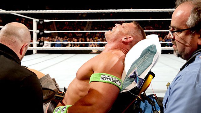 Resultados WWE Raw 257 desde el PPG Paints Arena, Pittsburg, Pensilvania.  20140224-john-cena-injury-642