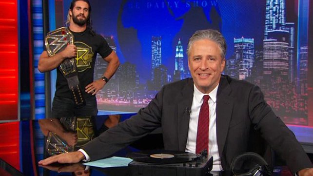 Seth Rollins apareceu no Daily Show